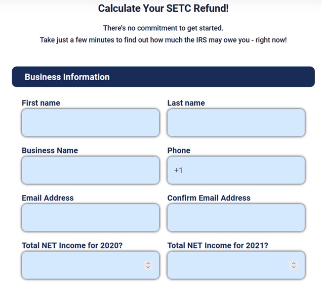 SETC refund Calculate